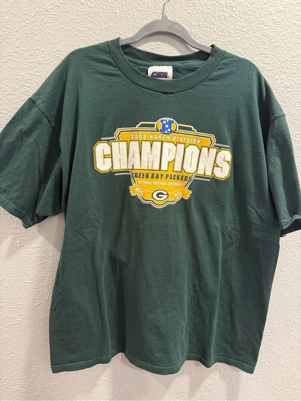2002 North Division Champions Packers NFL T-Shirt - XL